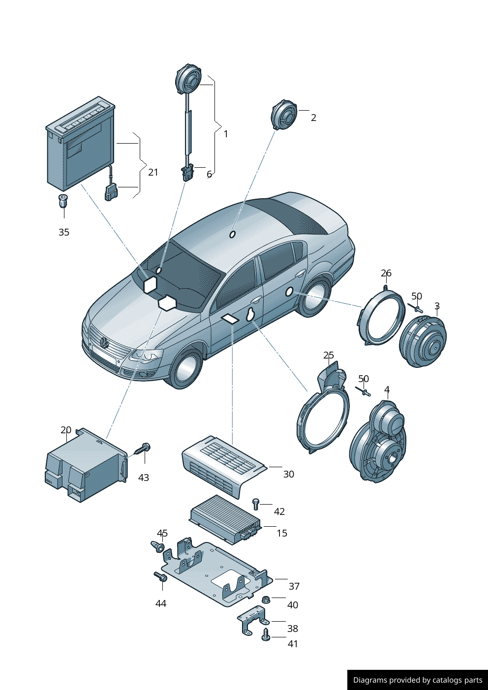 Car part diagram