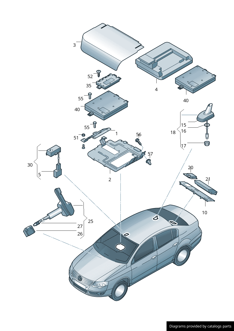Car part diagram