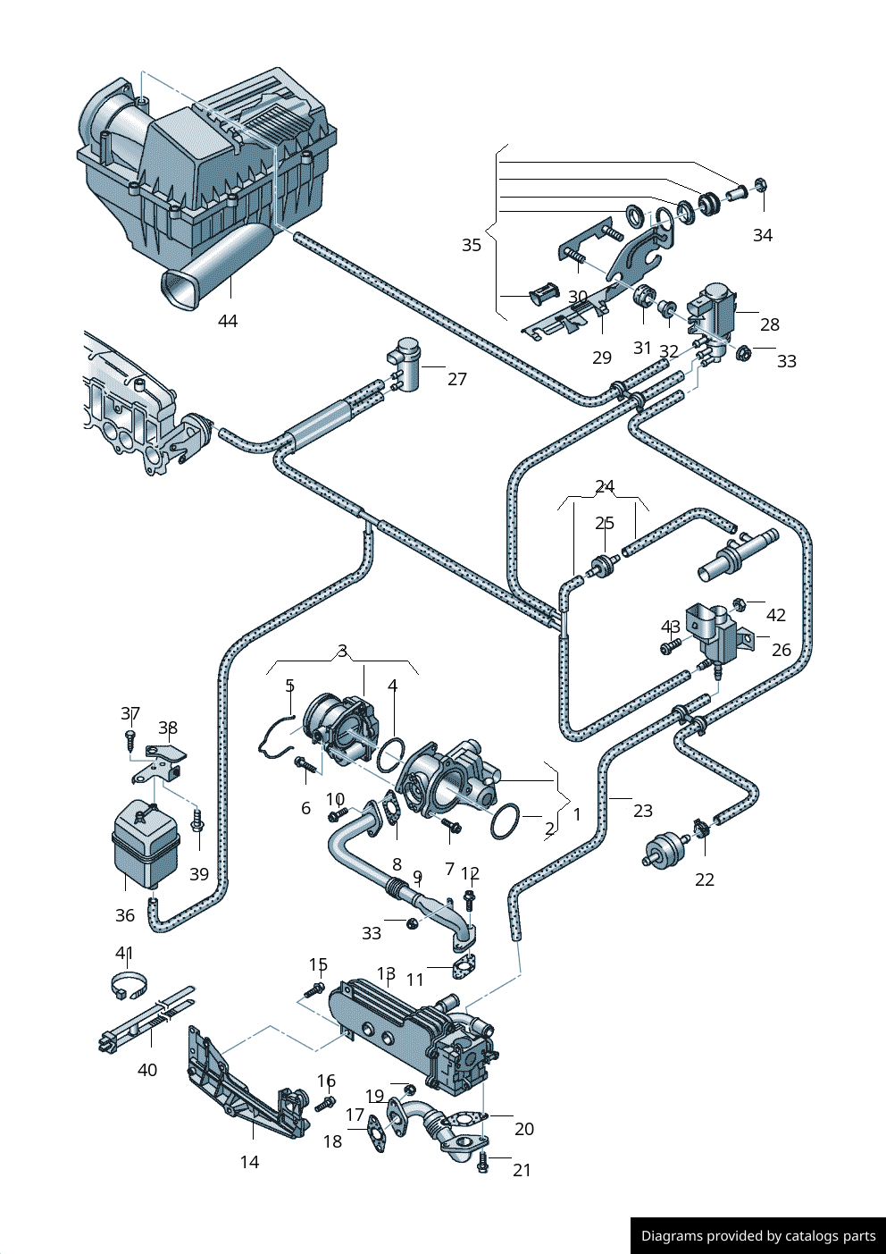 Car part diagram