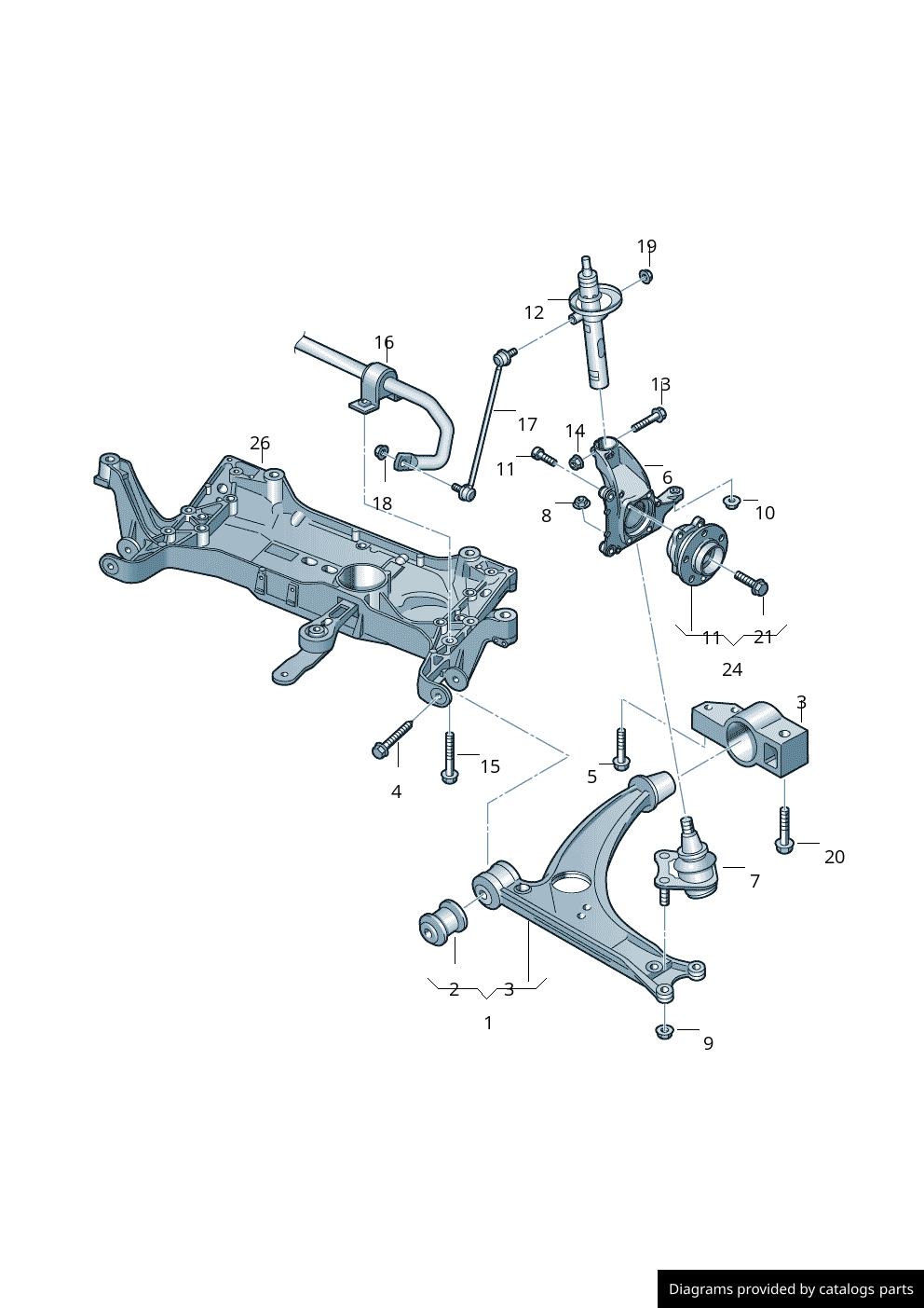 Car part diagram