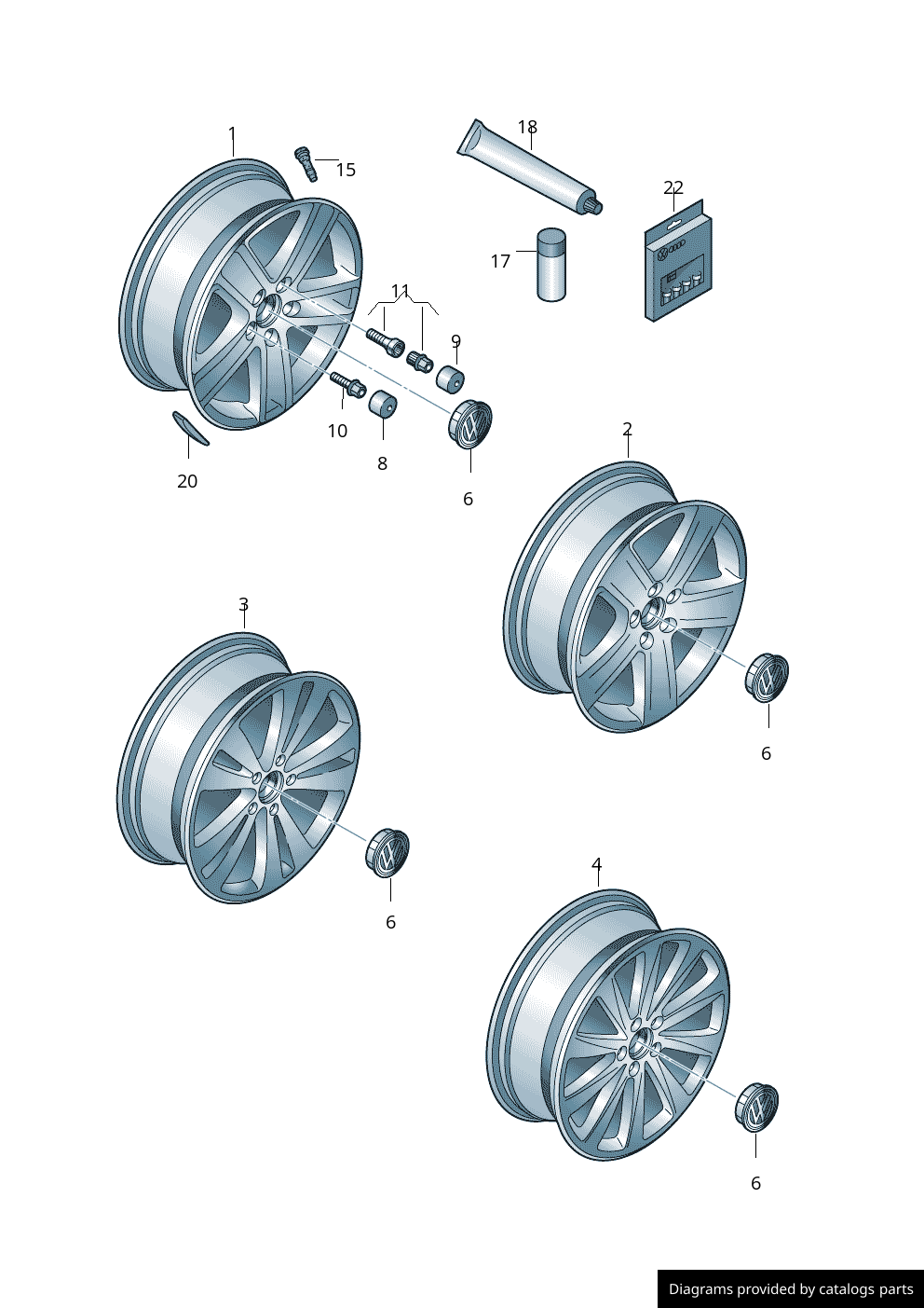 Car part diagram