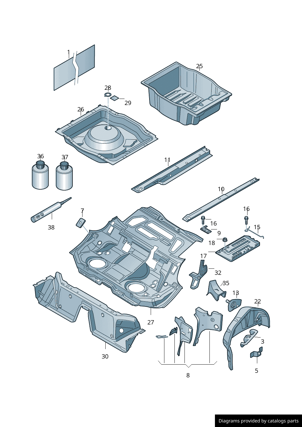 Car part diagram