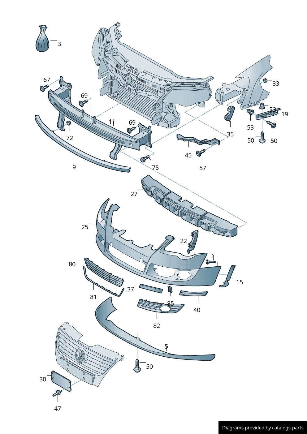 Car part diagram