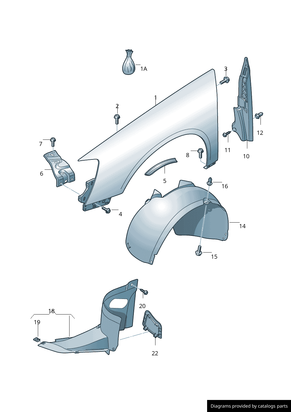 Car part diagram