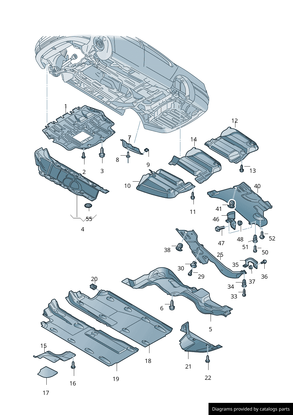 Car part diagram