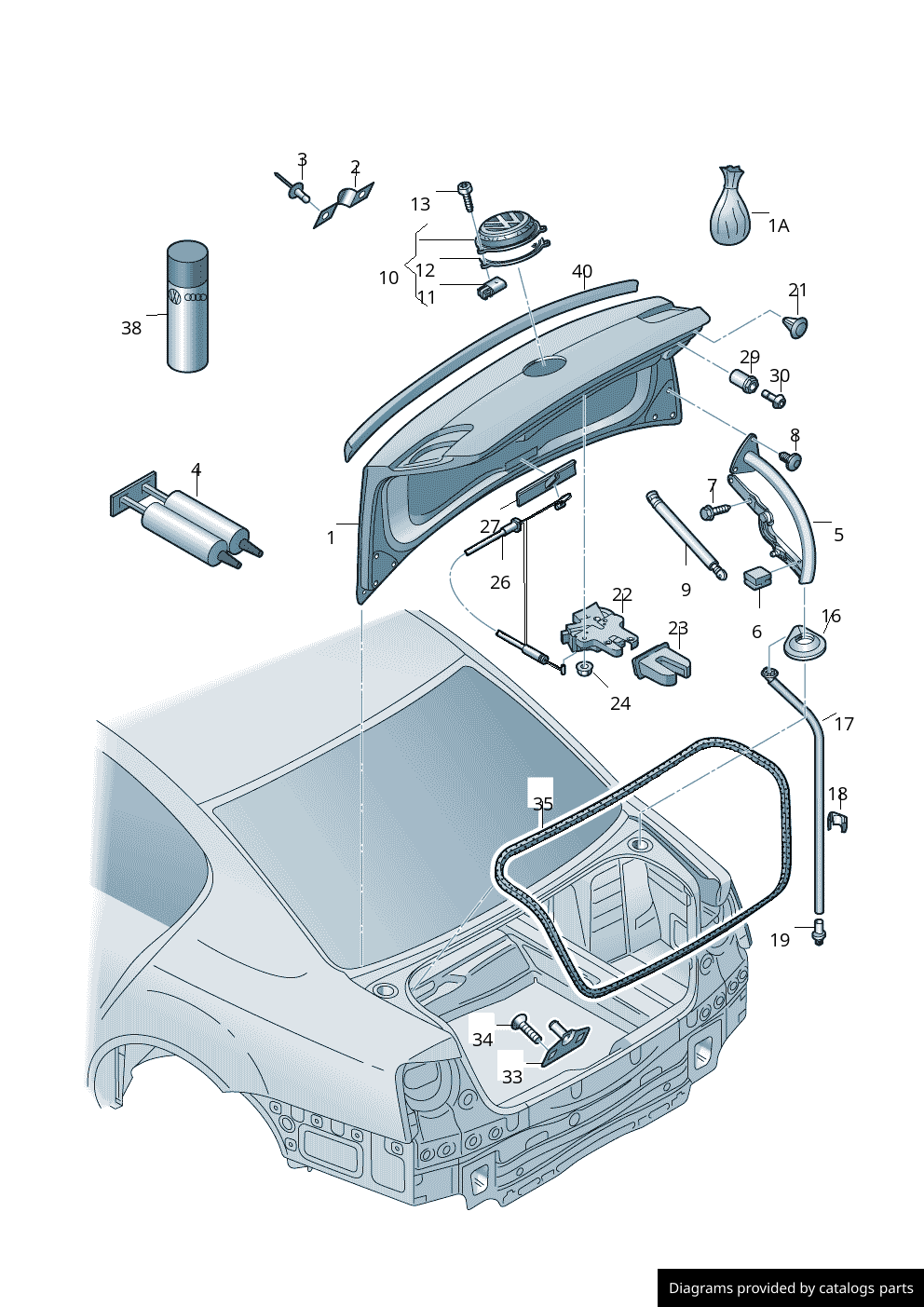 Car part diagram