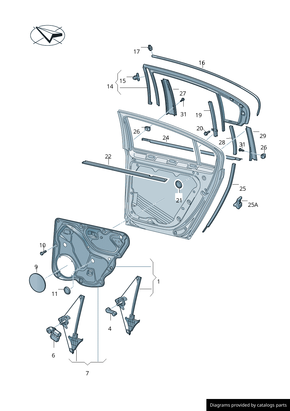 Car part diagram