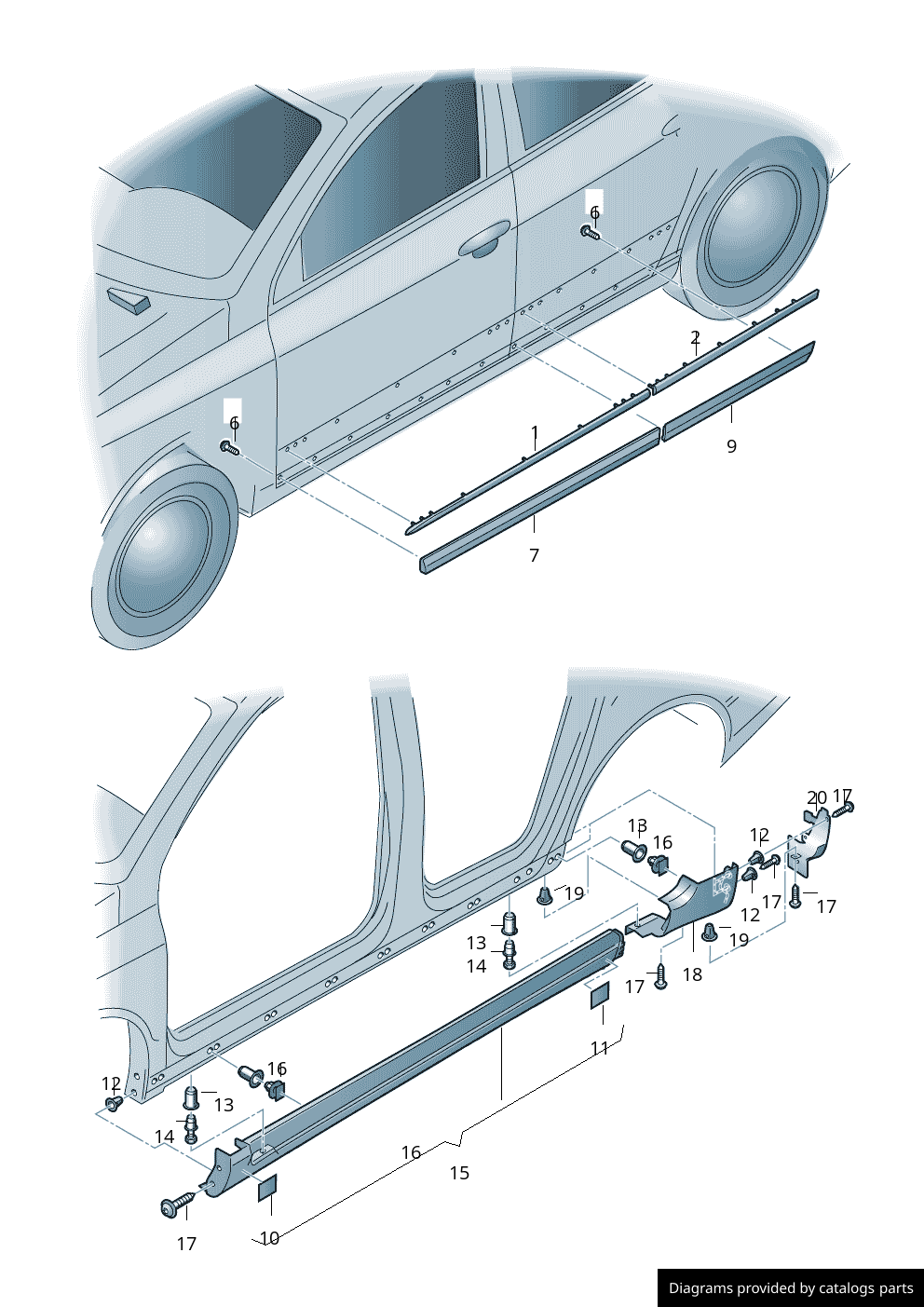 Car part diagram