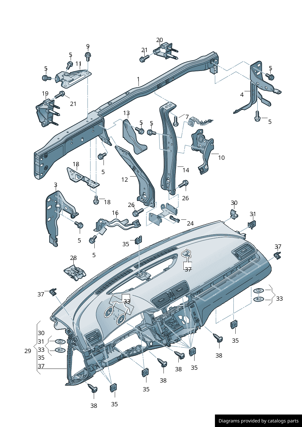 Car part diagram