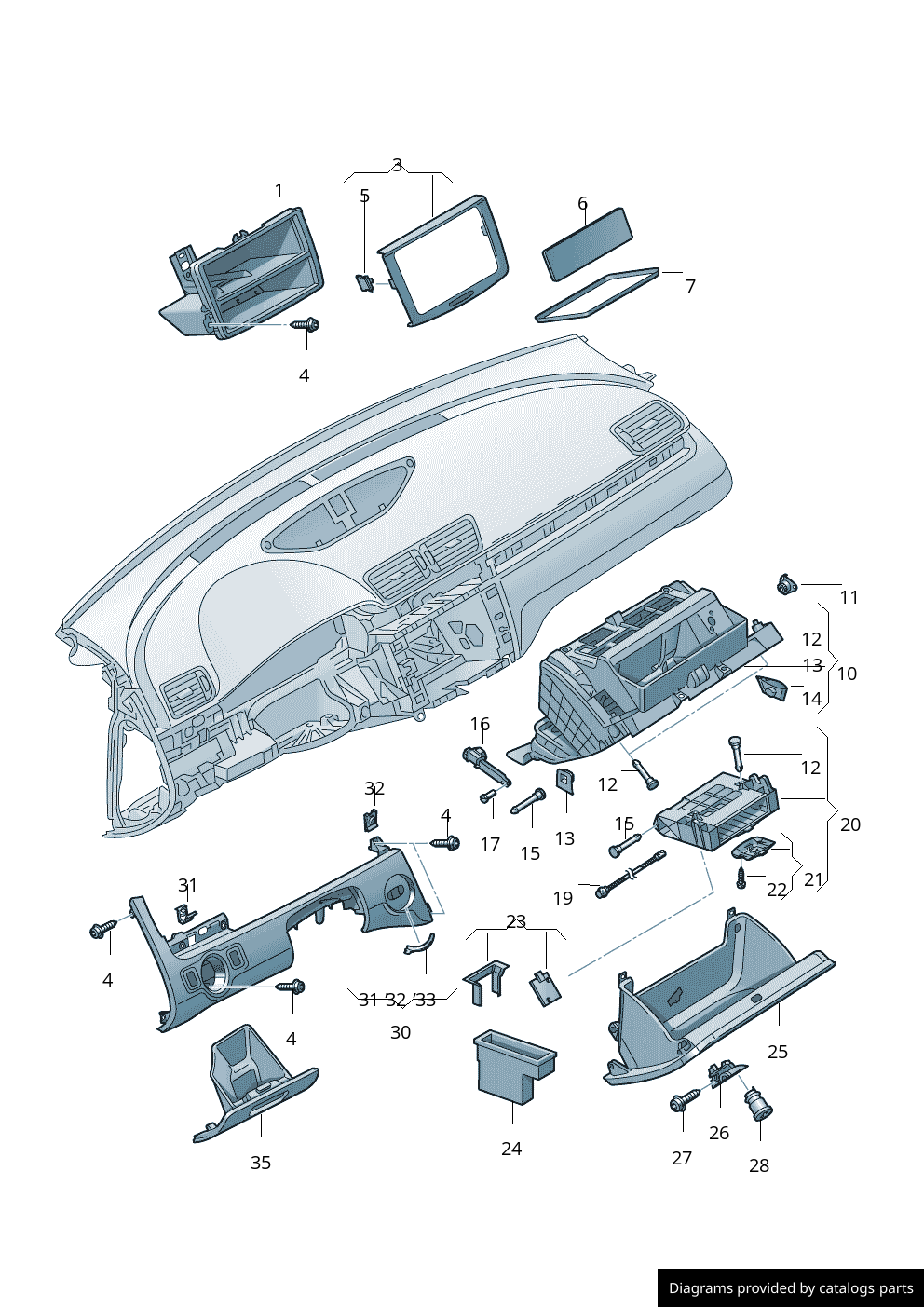 Car part diagram