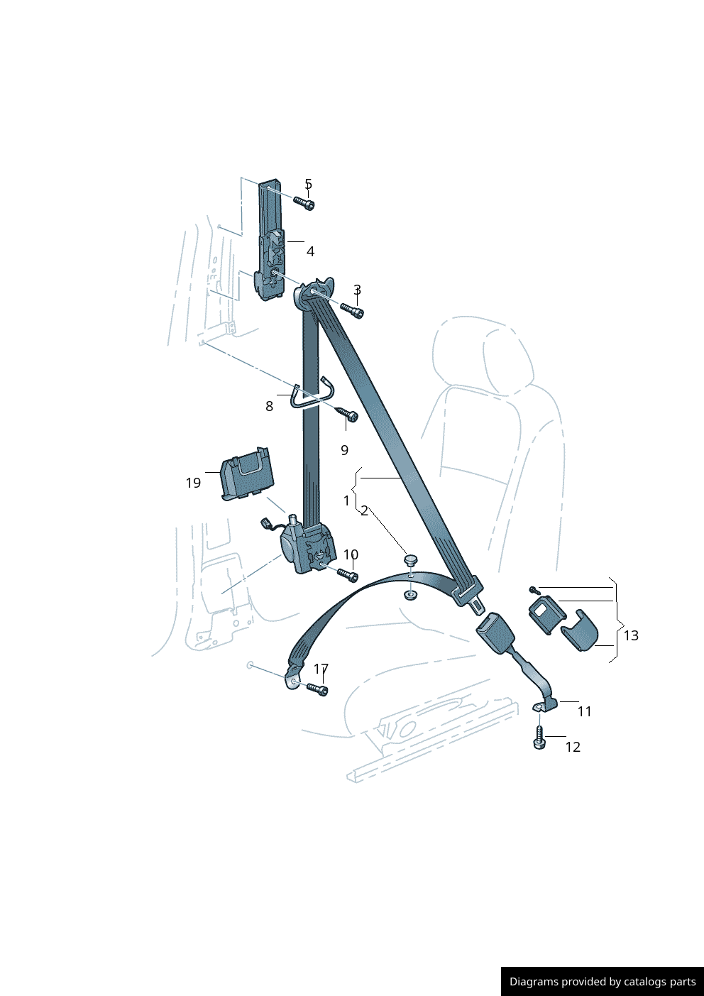 Car part diagram