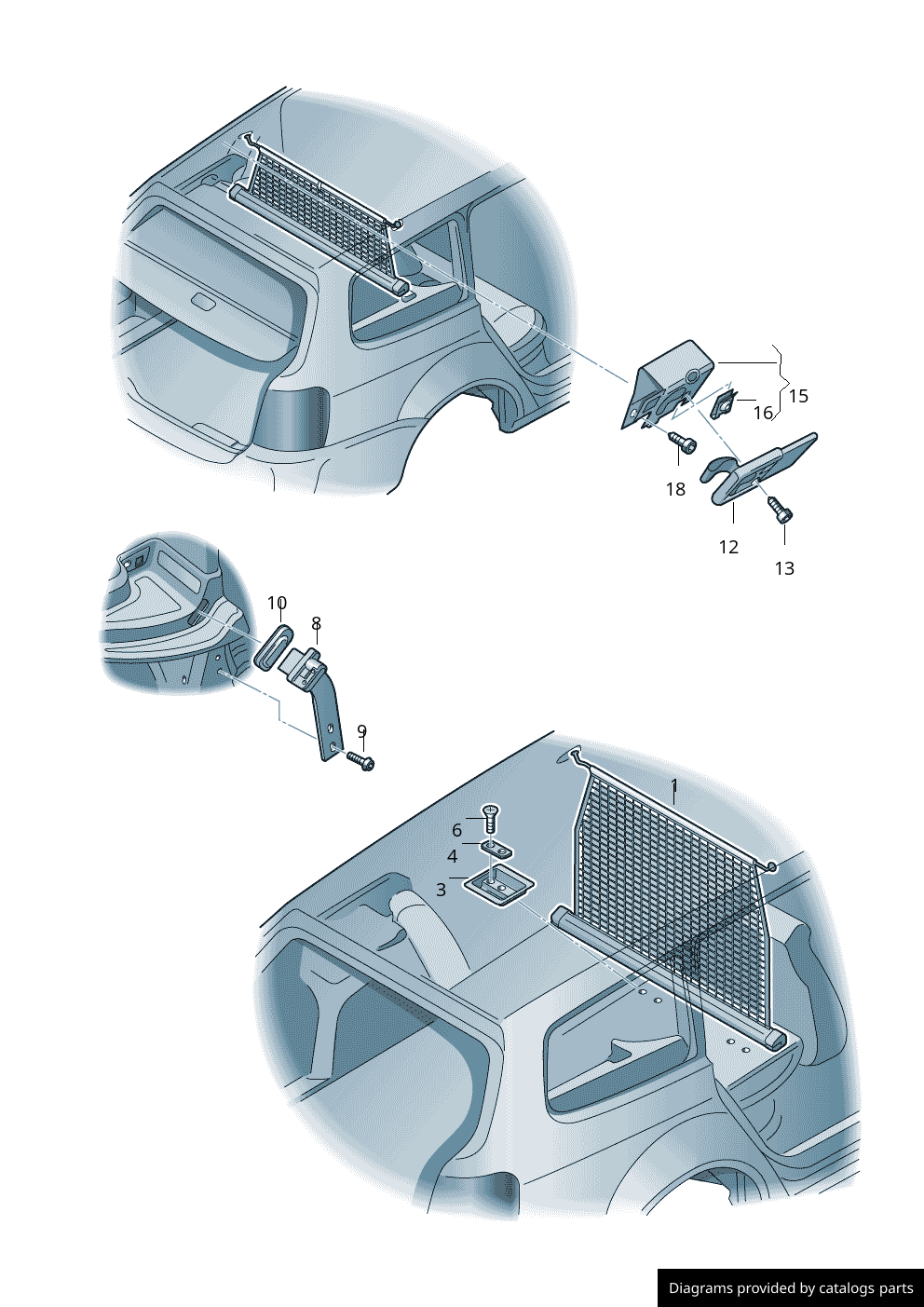 Car part diagram