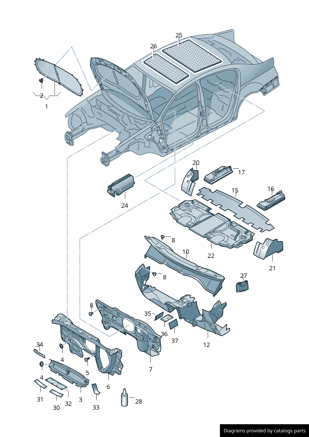 Car part diagram