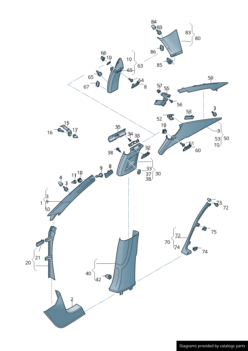 Car part diagram