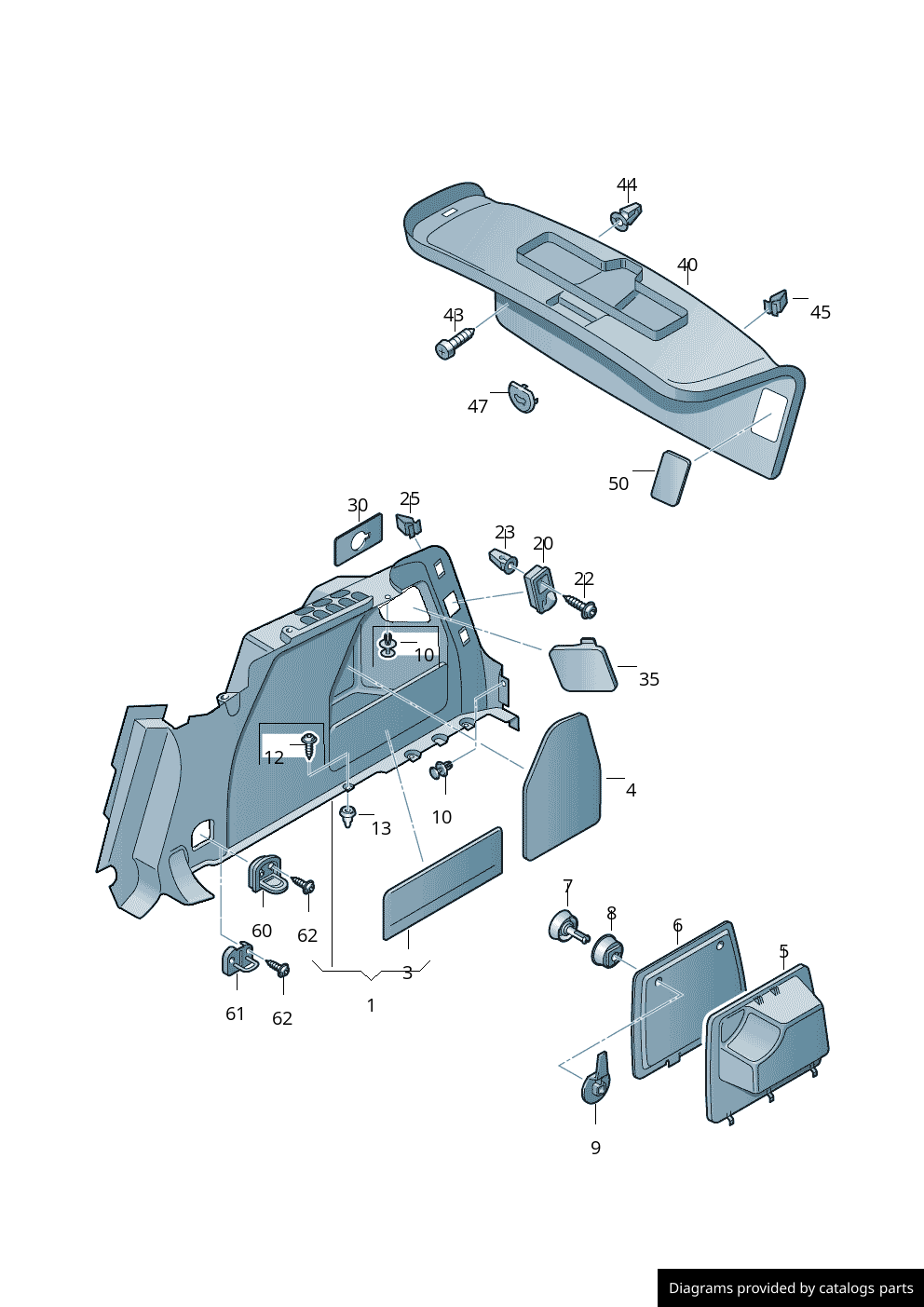 Car part diagram
