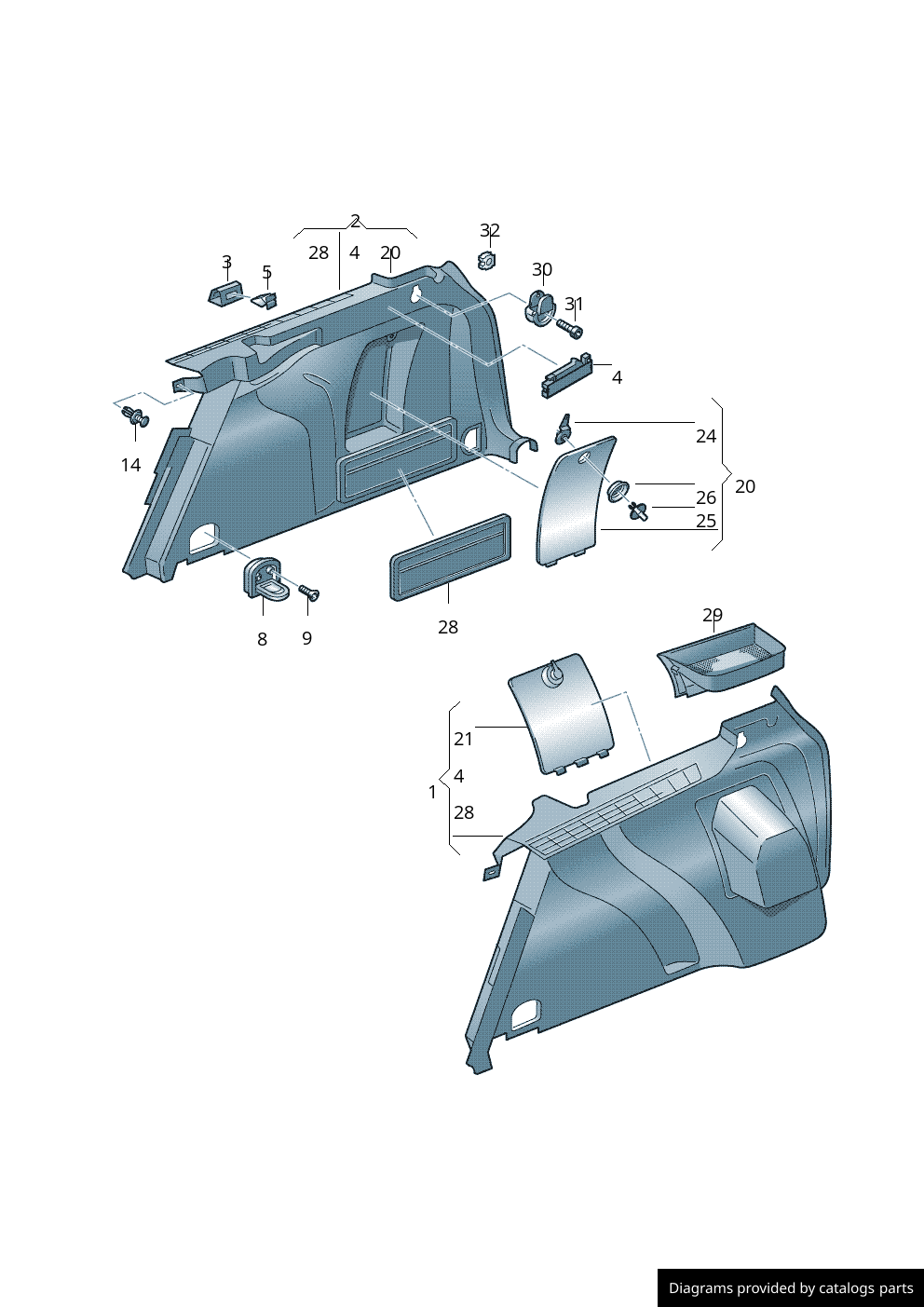 Car part diagram