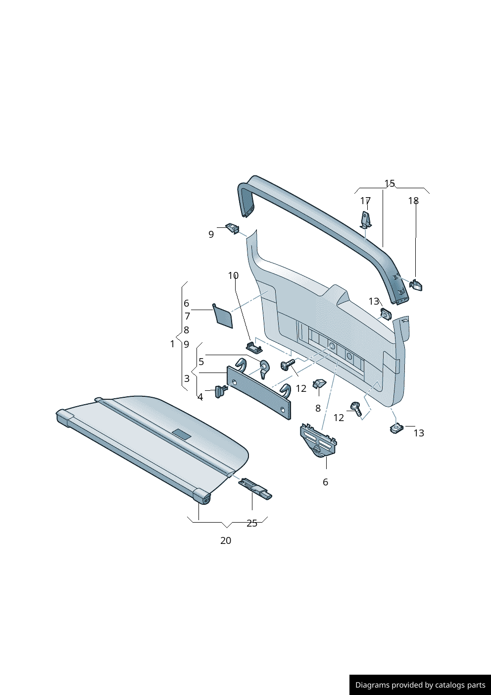Car part diagram