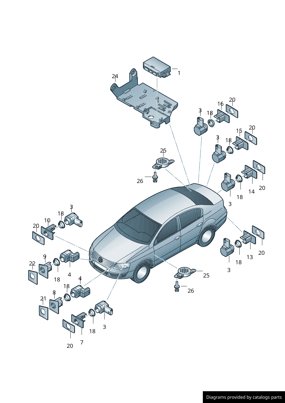 Car part diagram