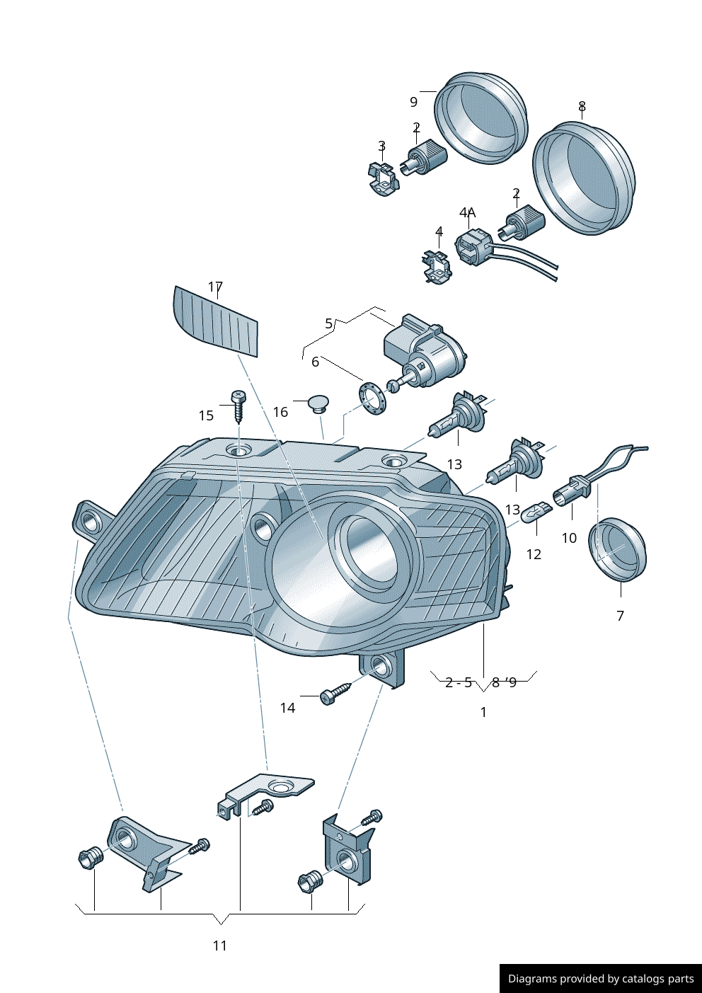 Car part diagram