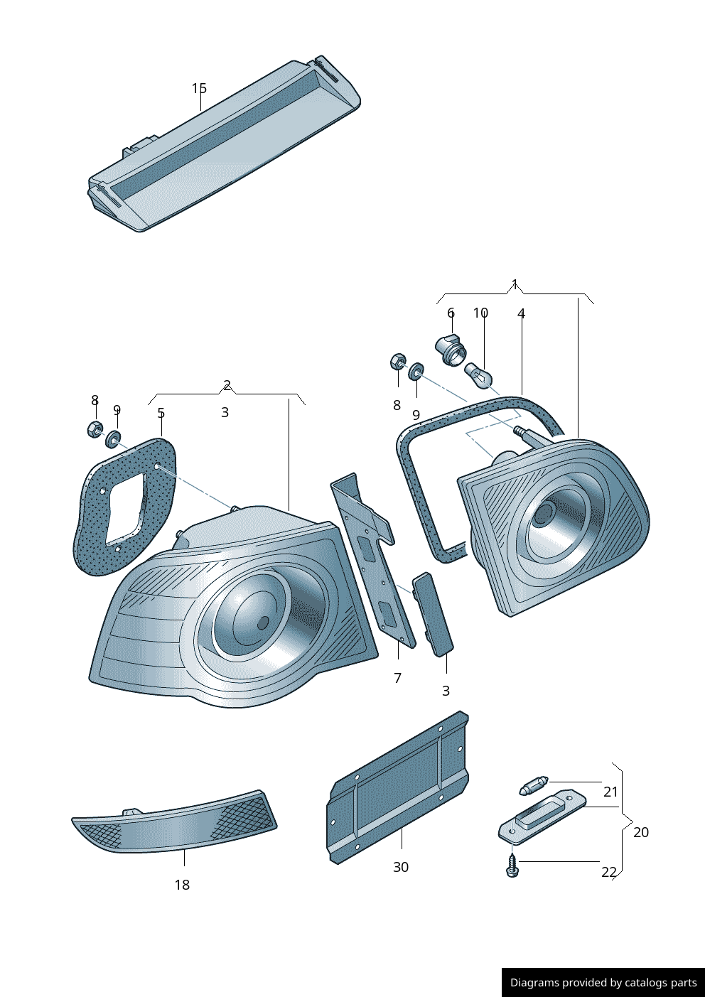 Car part diagram