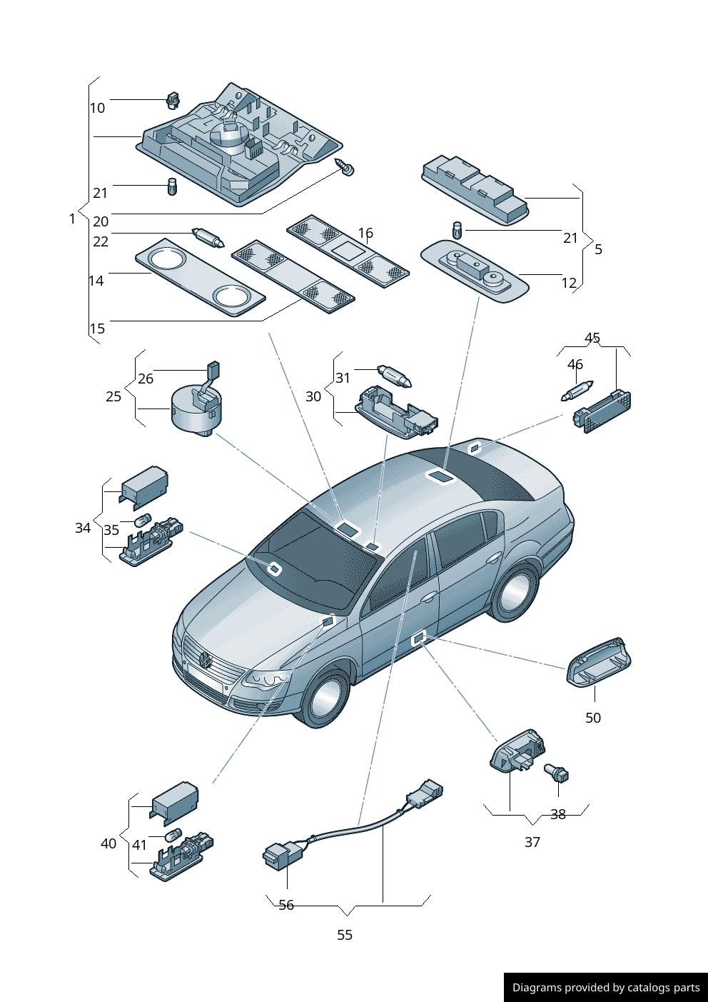 Car part diagram