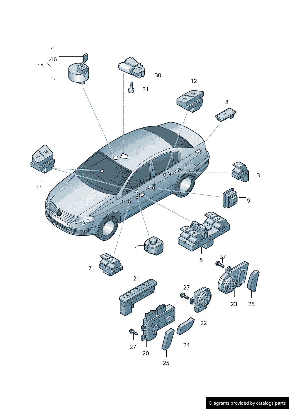 Car part diagram