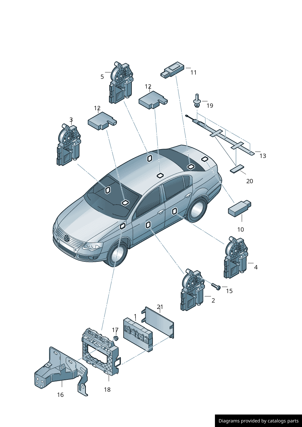 Car part diagram