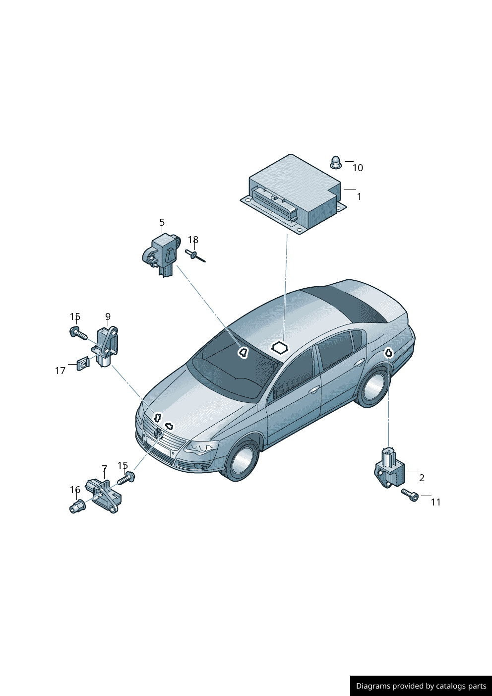 Car part diagram