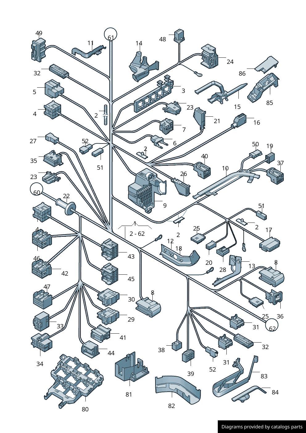 Car part diagram