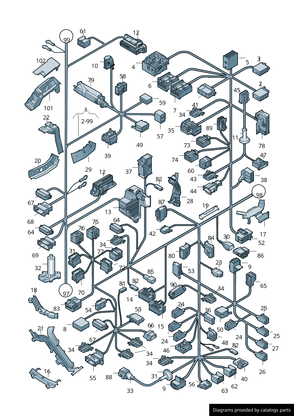 Car part diagram