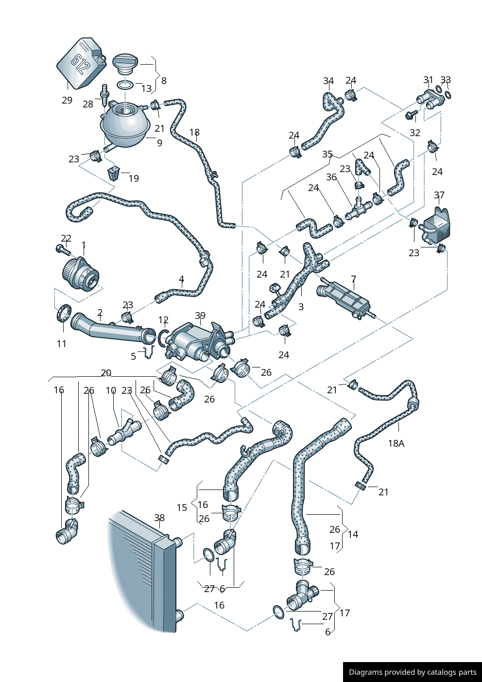 Car part diagram