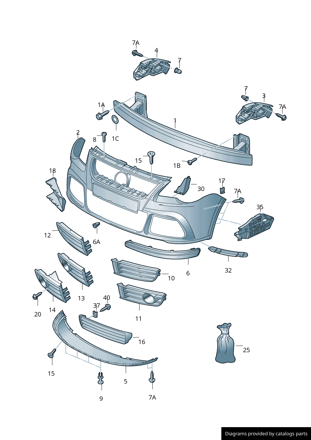 Car part diagram