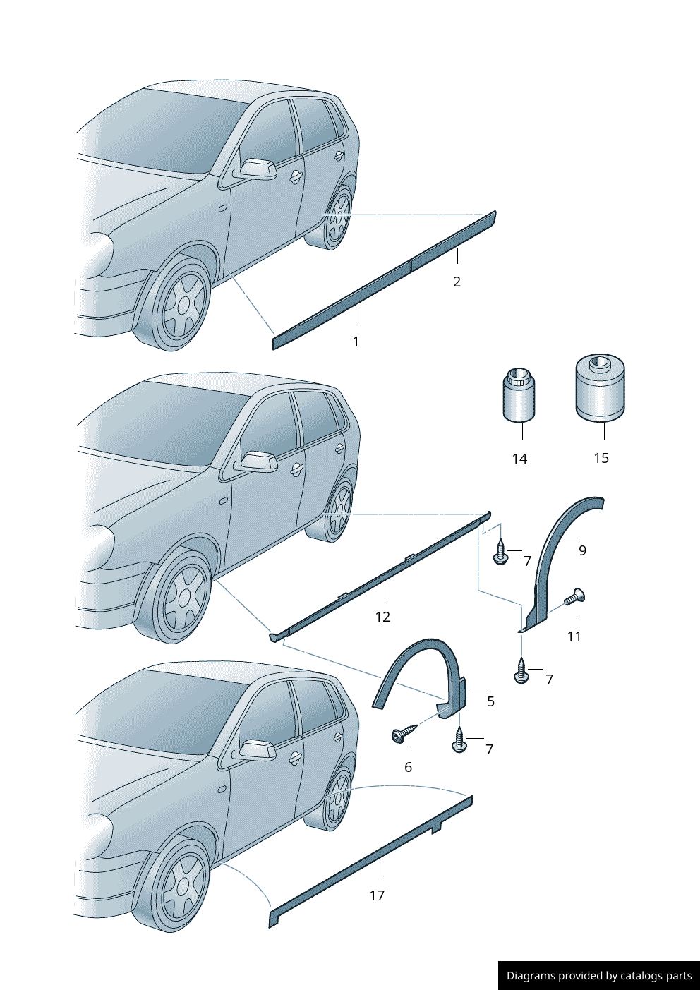 Car part diagram