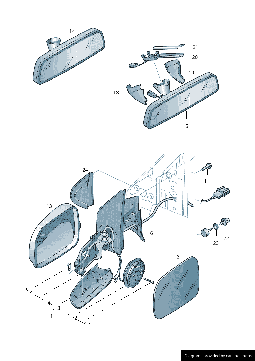 Car part diagram