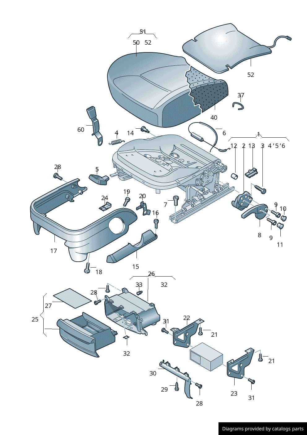 Car part diagram
