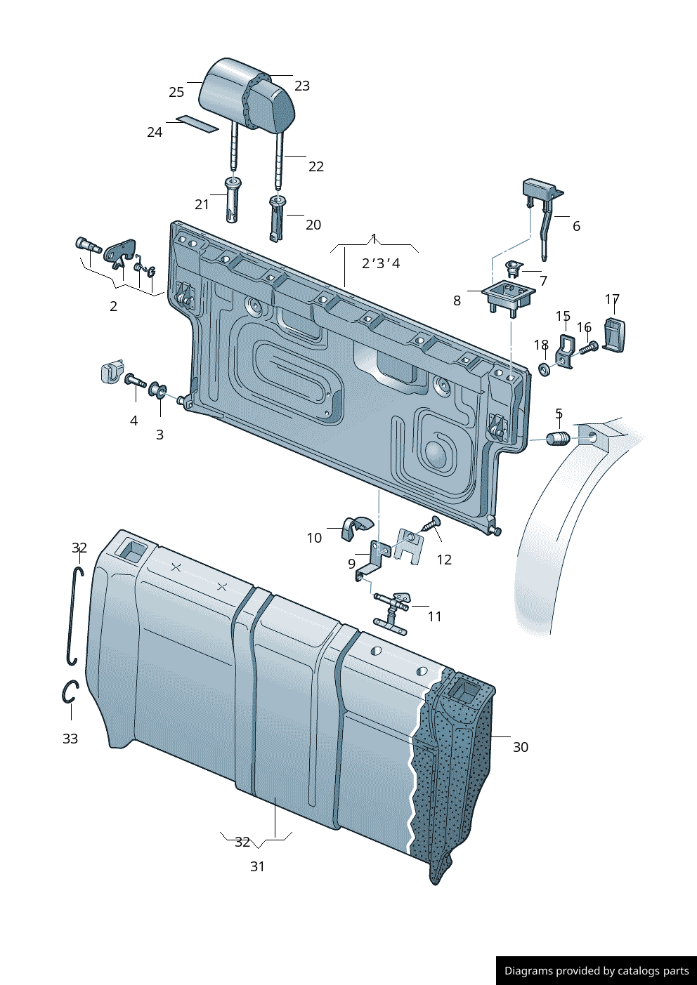 Car part diagram