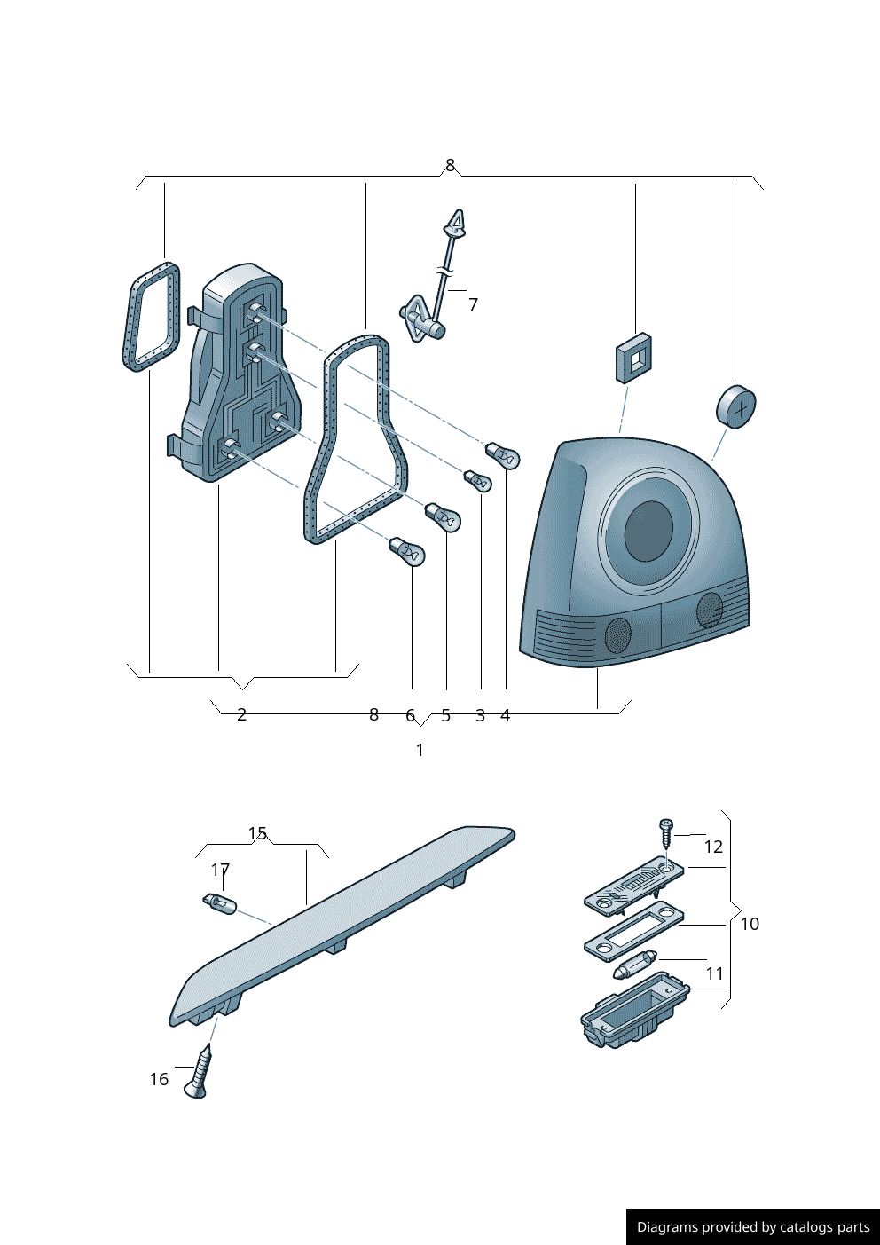 Car part diagram