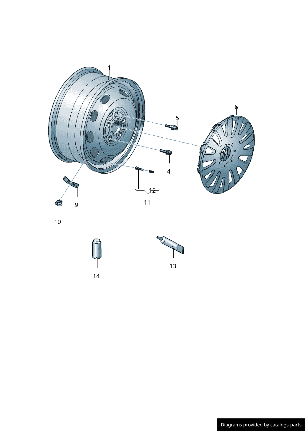 Car part diagram