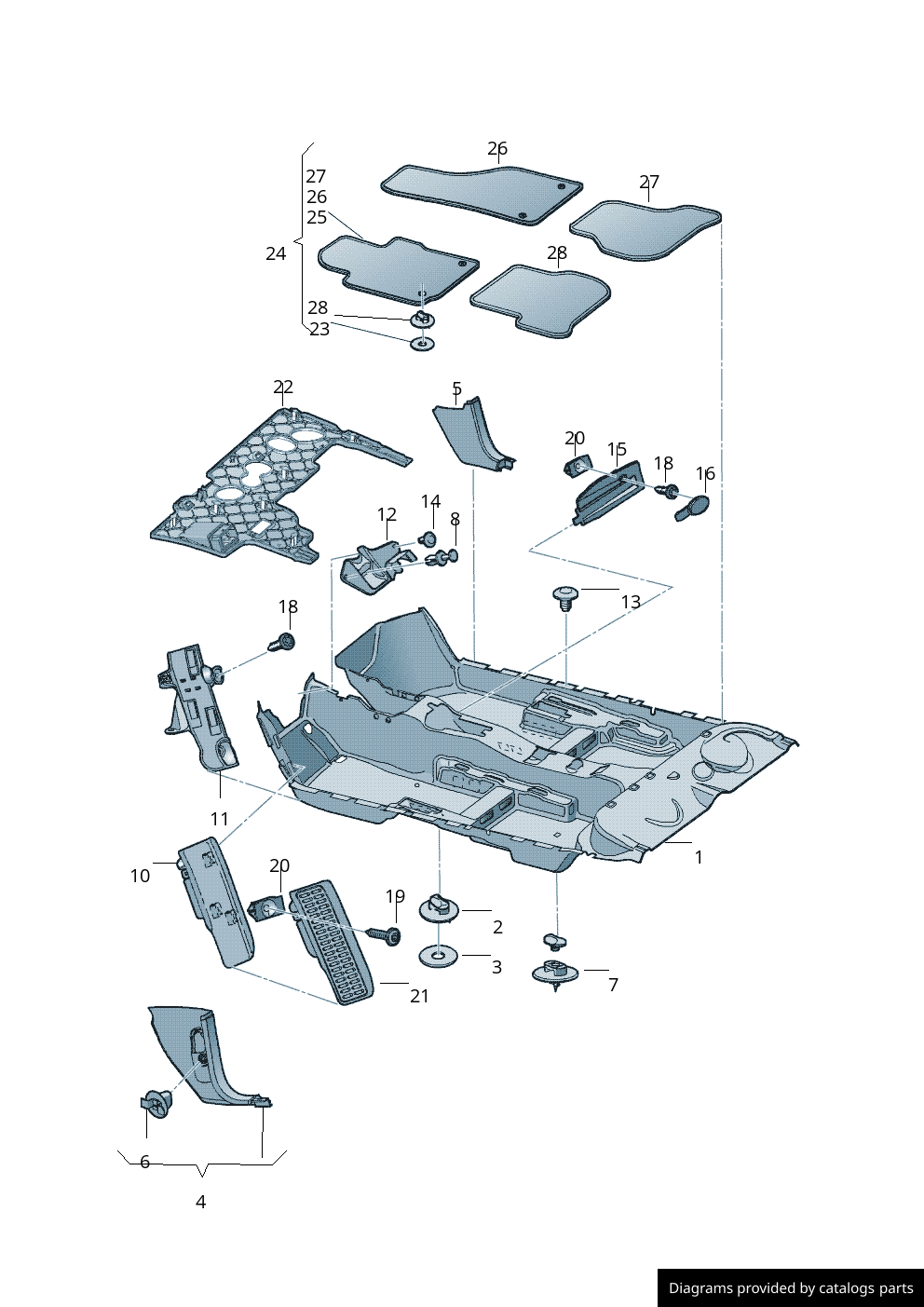 Car part diagram