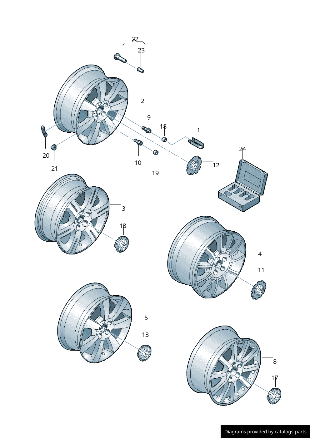 Car part diagram