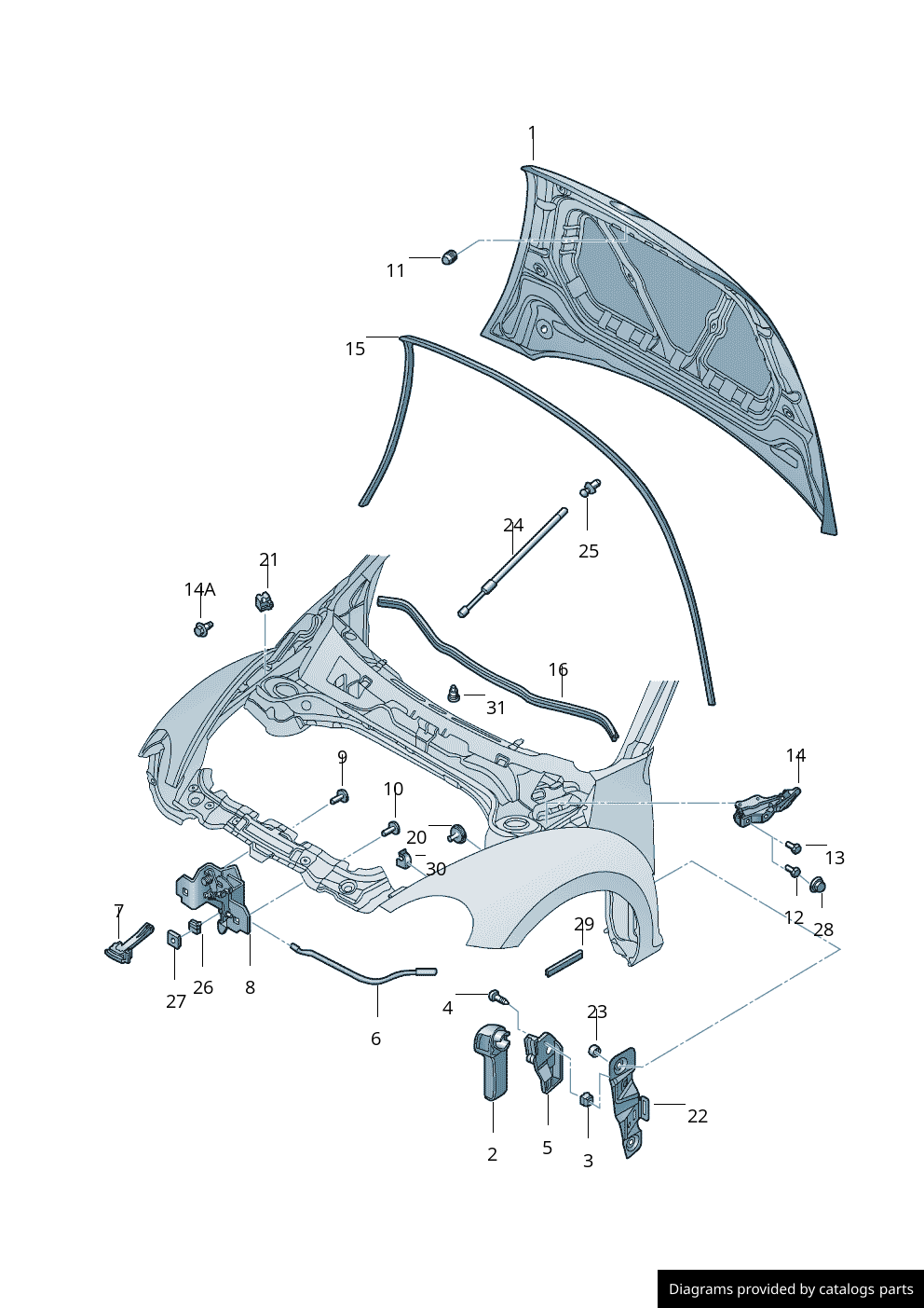 Car part diagram