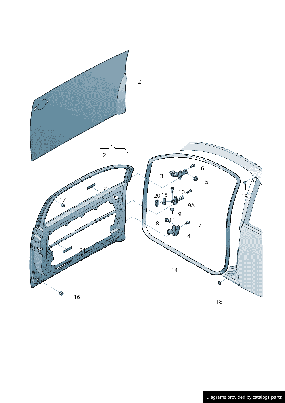 Car part diagram