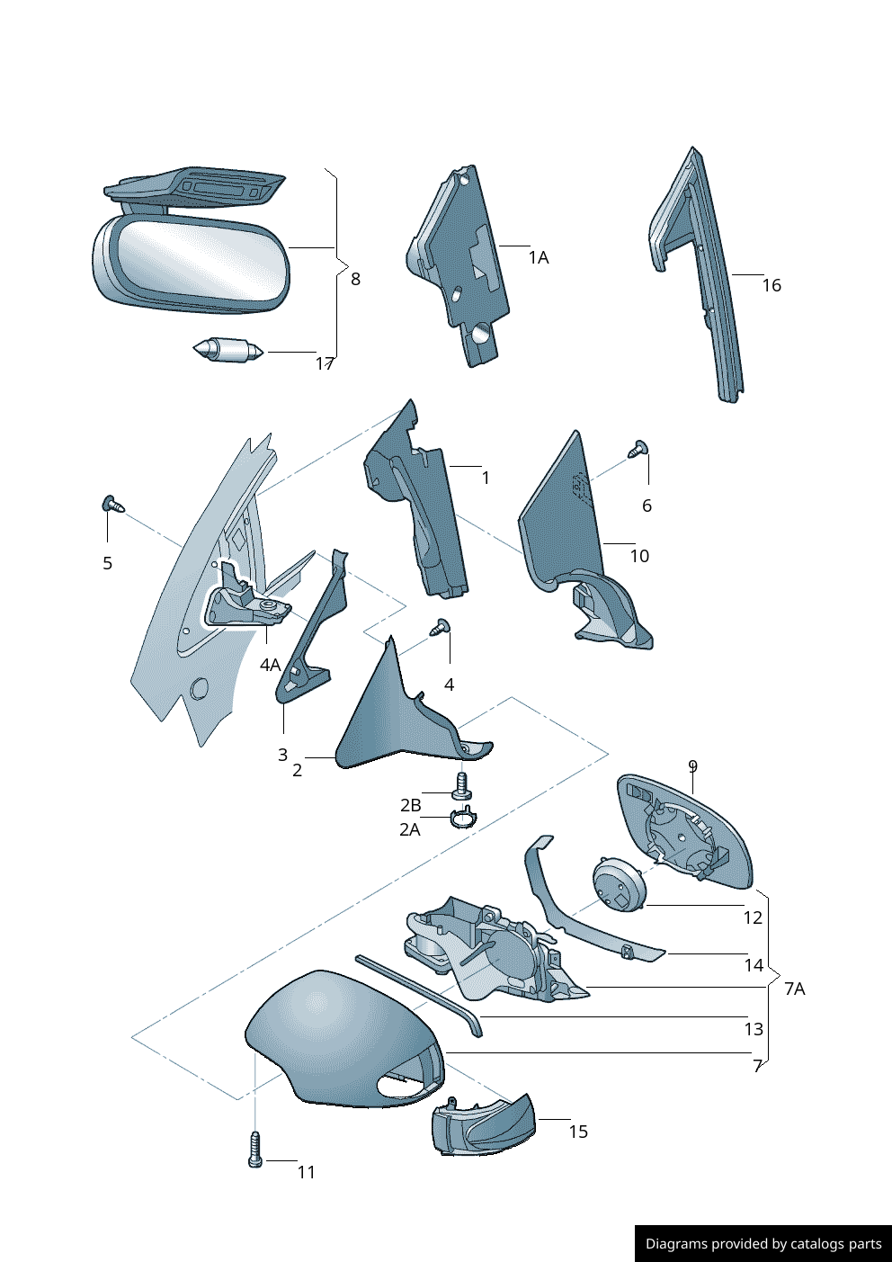 Car part diagram
