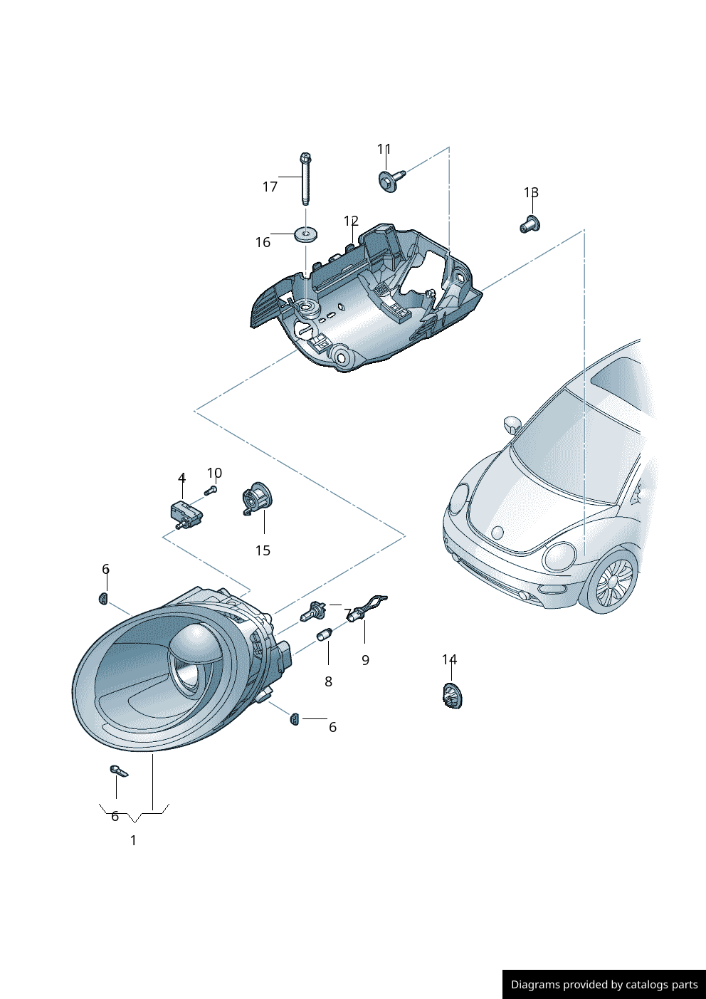 Car part diagram