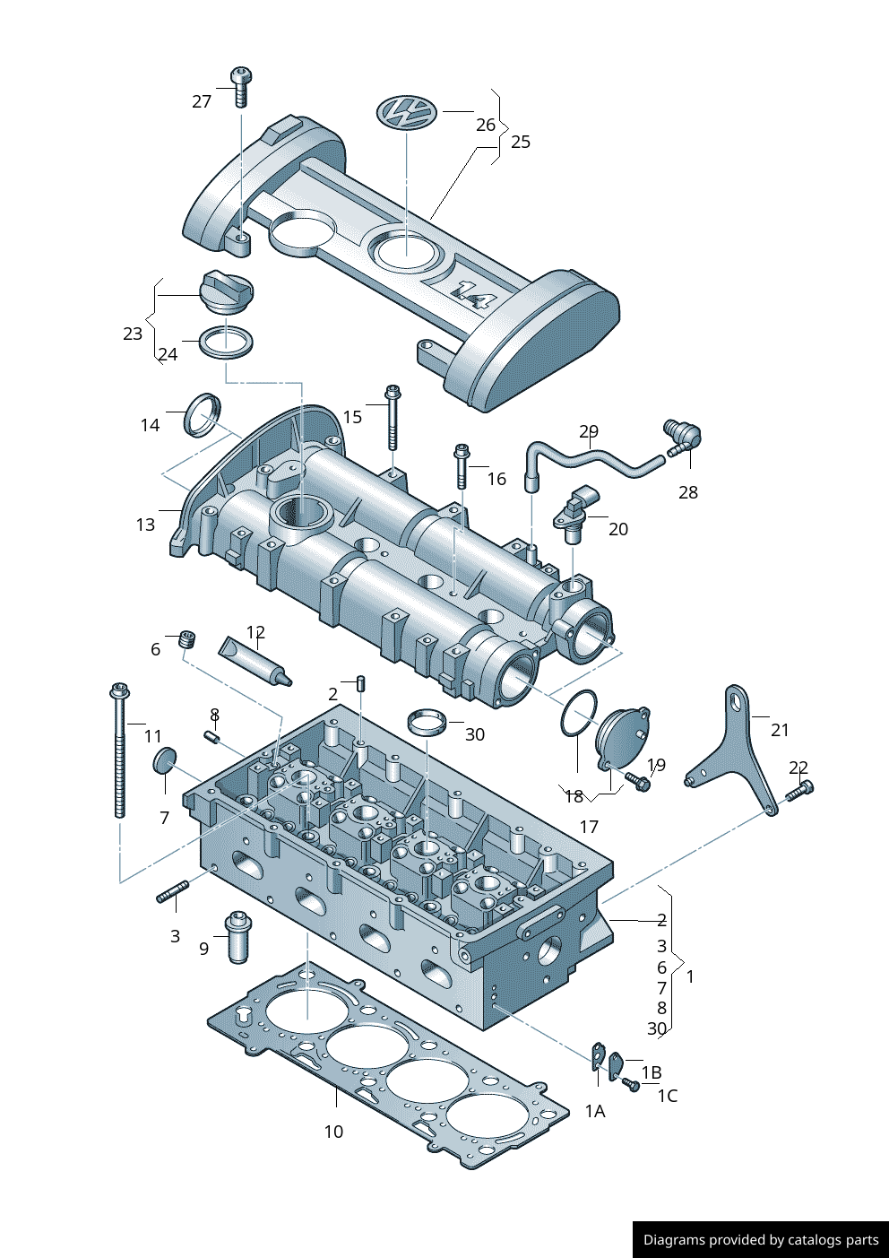 Car part diagram