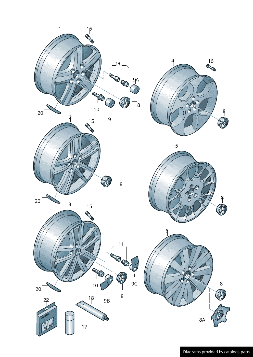 Car part diagram