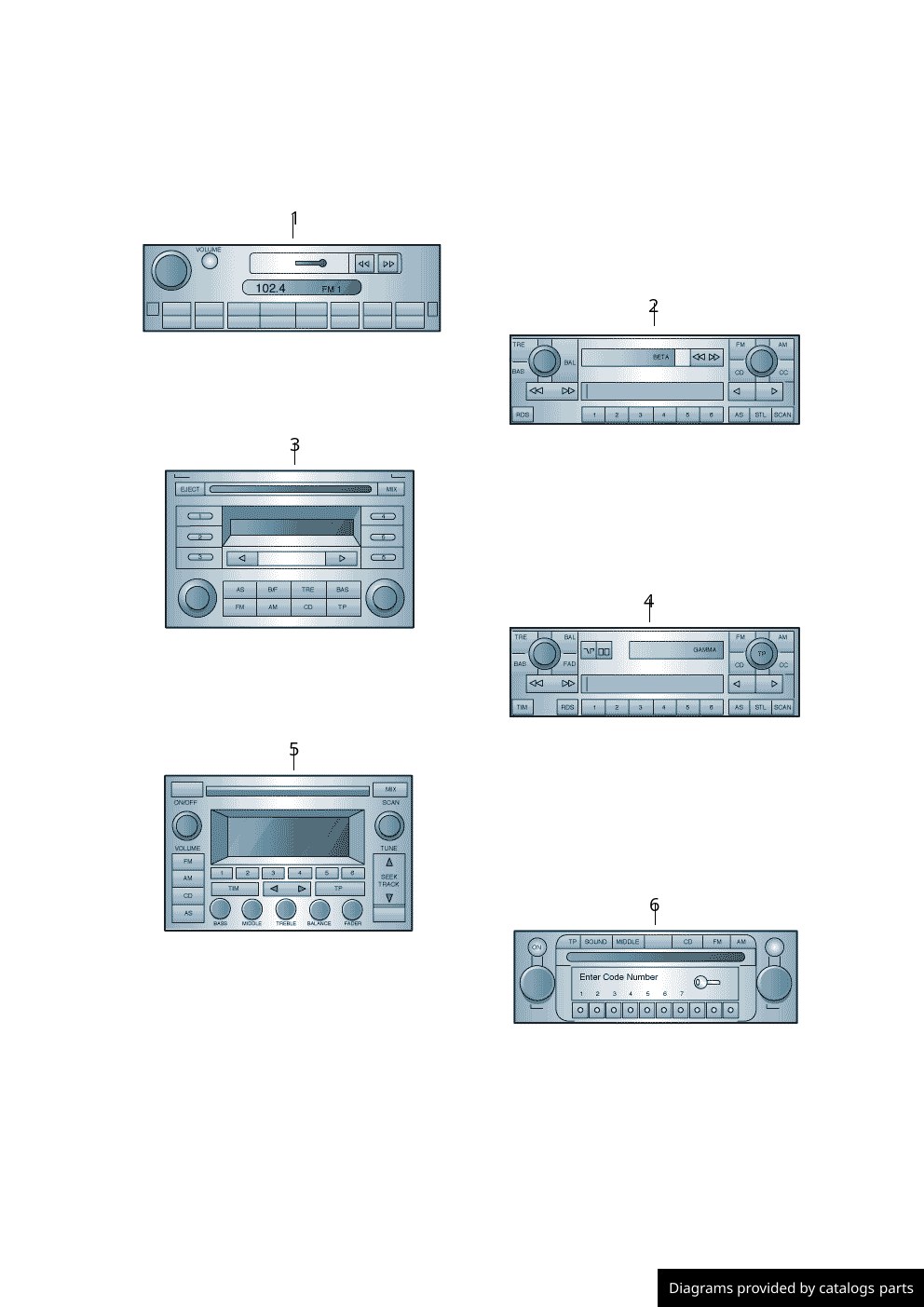 Car part diagram