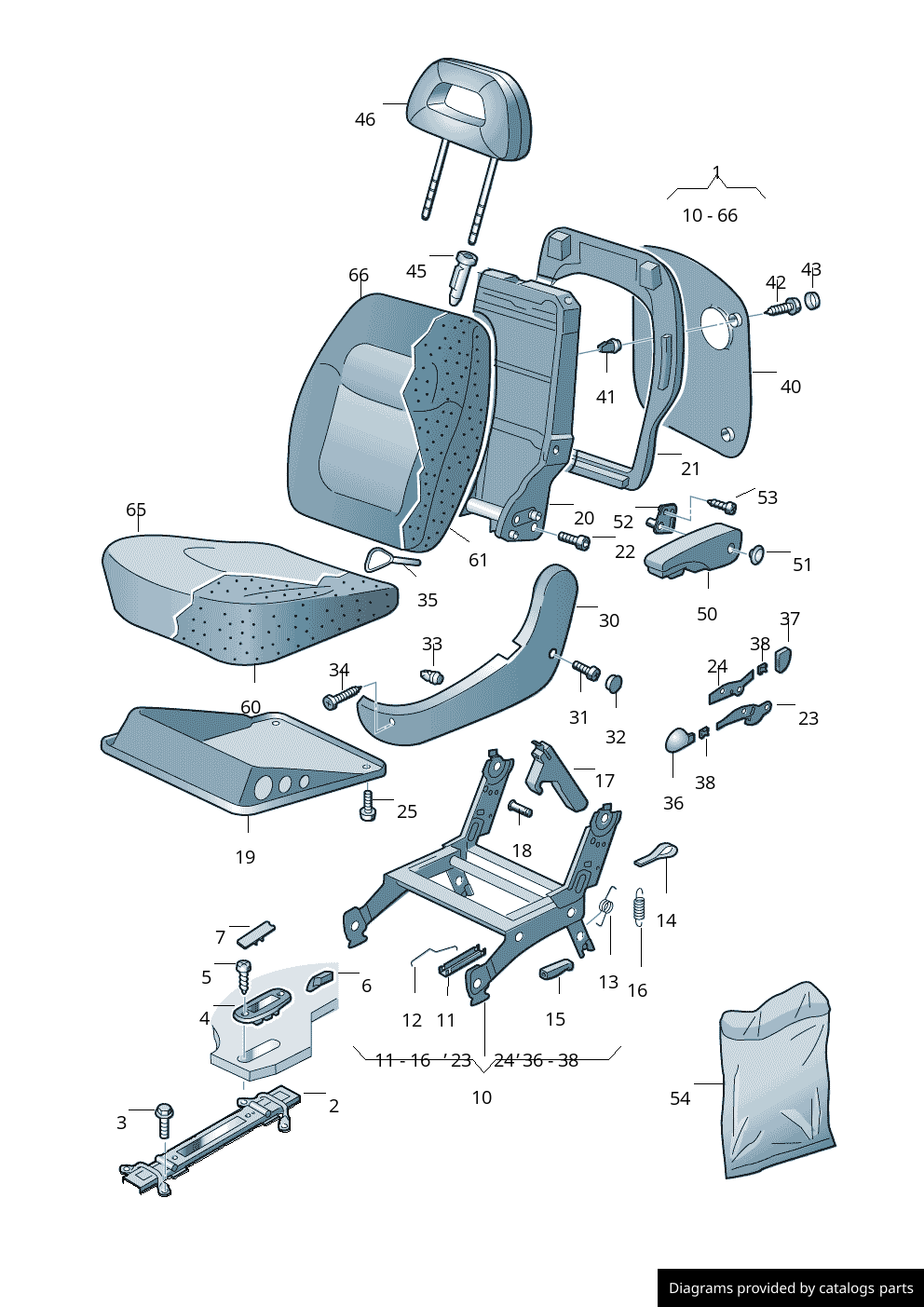 Car part diagram