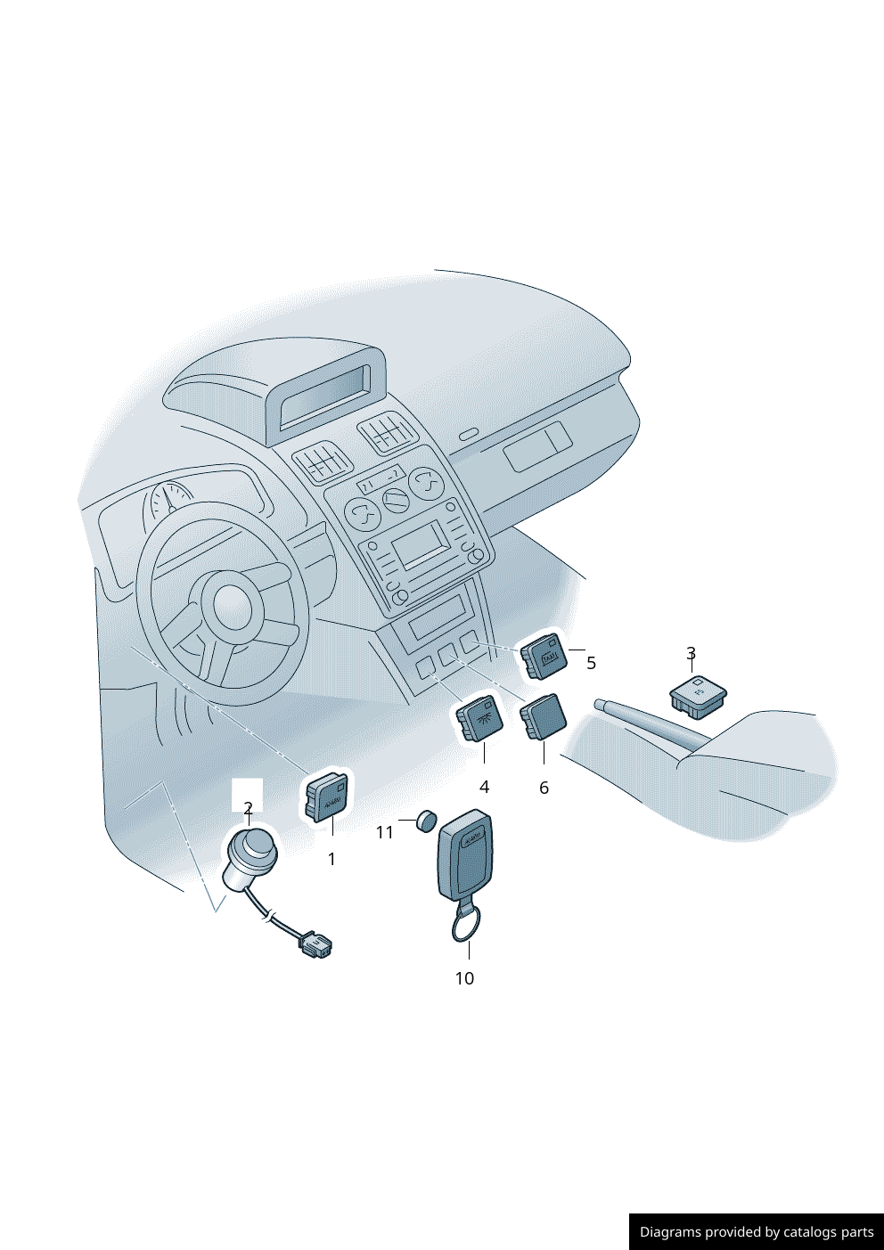 Car part diagram