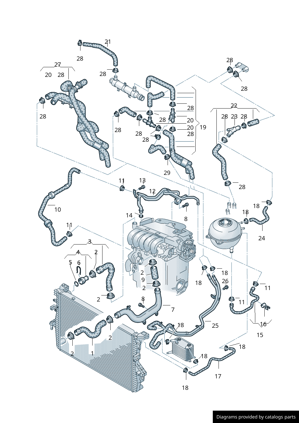 Car part diagram